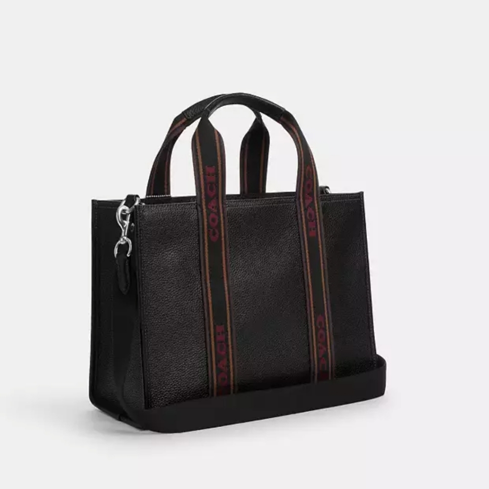 New! 🎁Best Seller! Smith Tote in Silver/Black - Picture 2 of 6